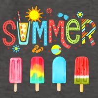 Hello Summer Vacation Ice Cream Popsicle Ice Lolly Gifts Vector Backpack