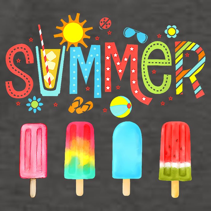Hello Summer Vacation Ice Cream Popsicle Ice Lolly Gifts Vector Backpack
