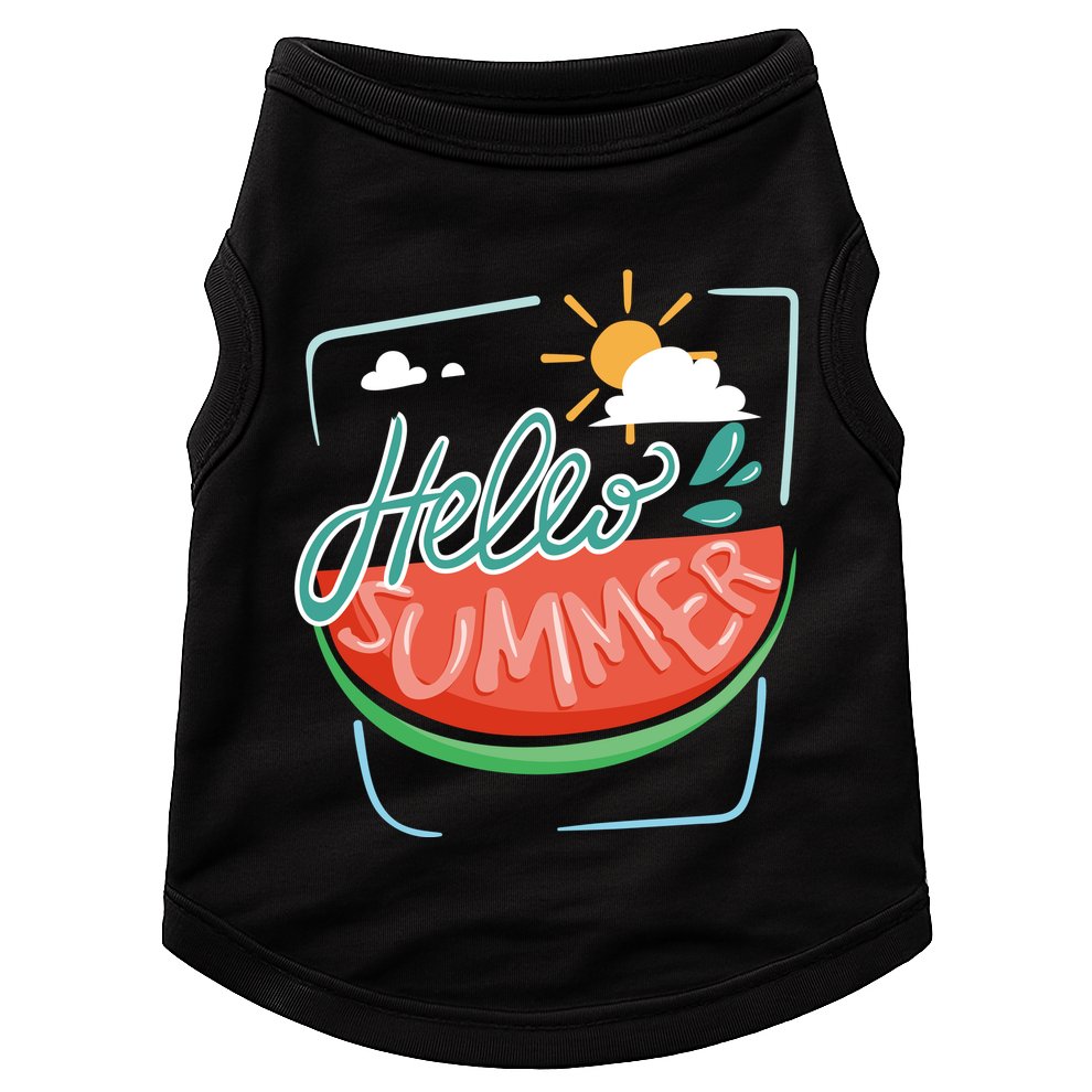 Hello Summer Watermelon Sunshine Doggie Tank