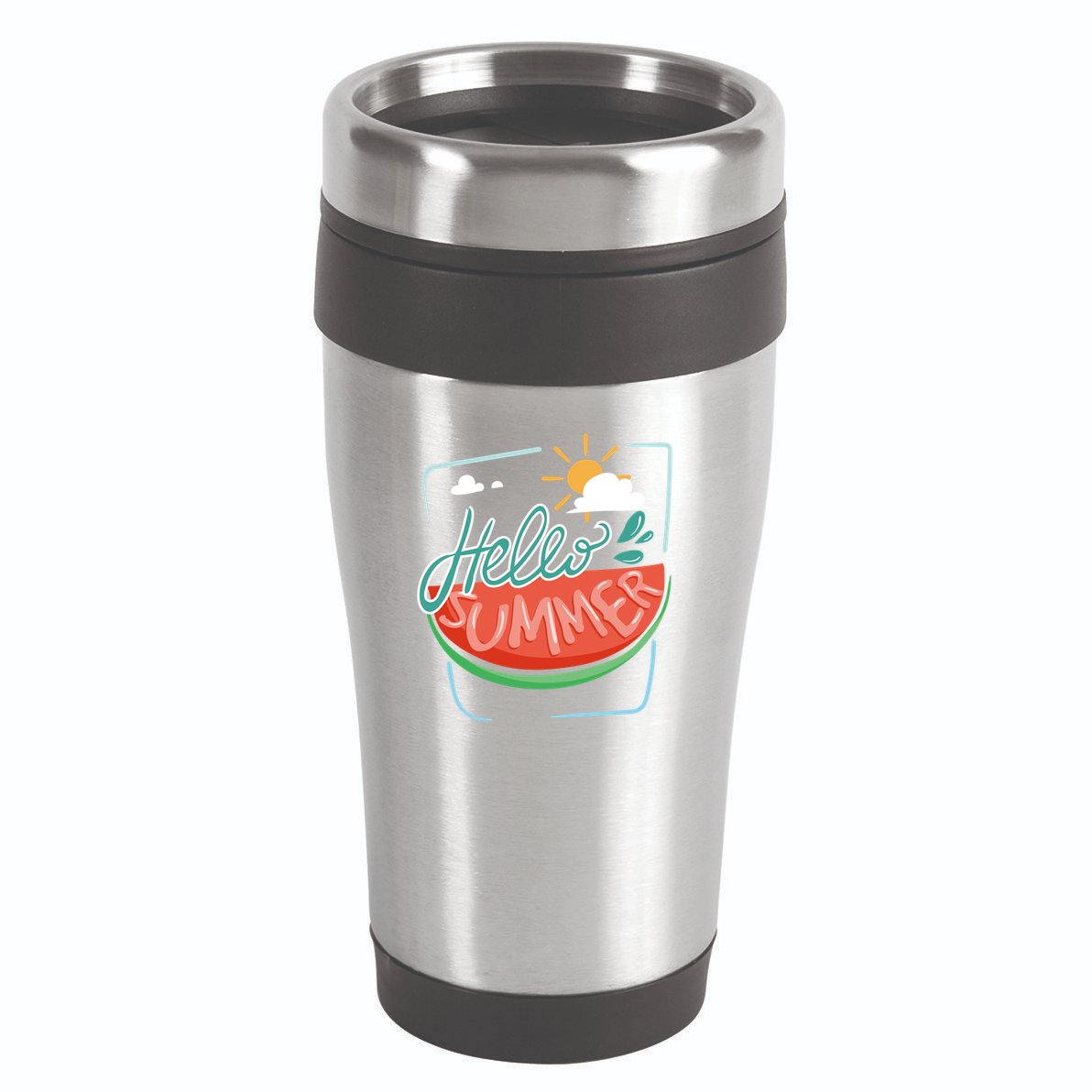 Hello Summer Watermelon Sunshine 16oz Travel Tumbler