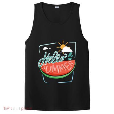 Hello Summer Watermelon Sunshine PosiCharge Competitor Tank