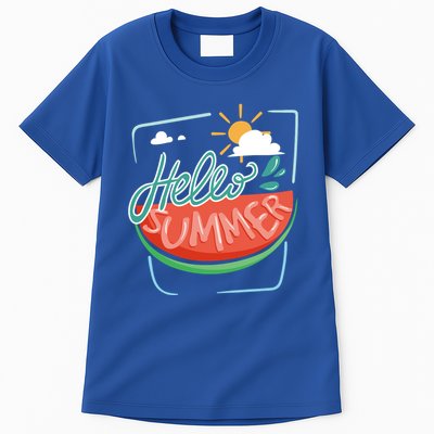 Hello Summer Watermelon Sunshine Tall T-Shirt