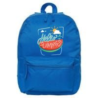 Hello Summer Watermelon Sunshine 16 in Basic Backpack
