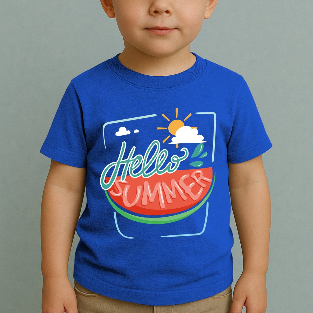 Hello Summer Watermelon Sunshine Toddler T-Shirt