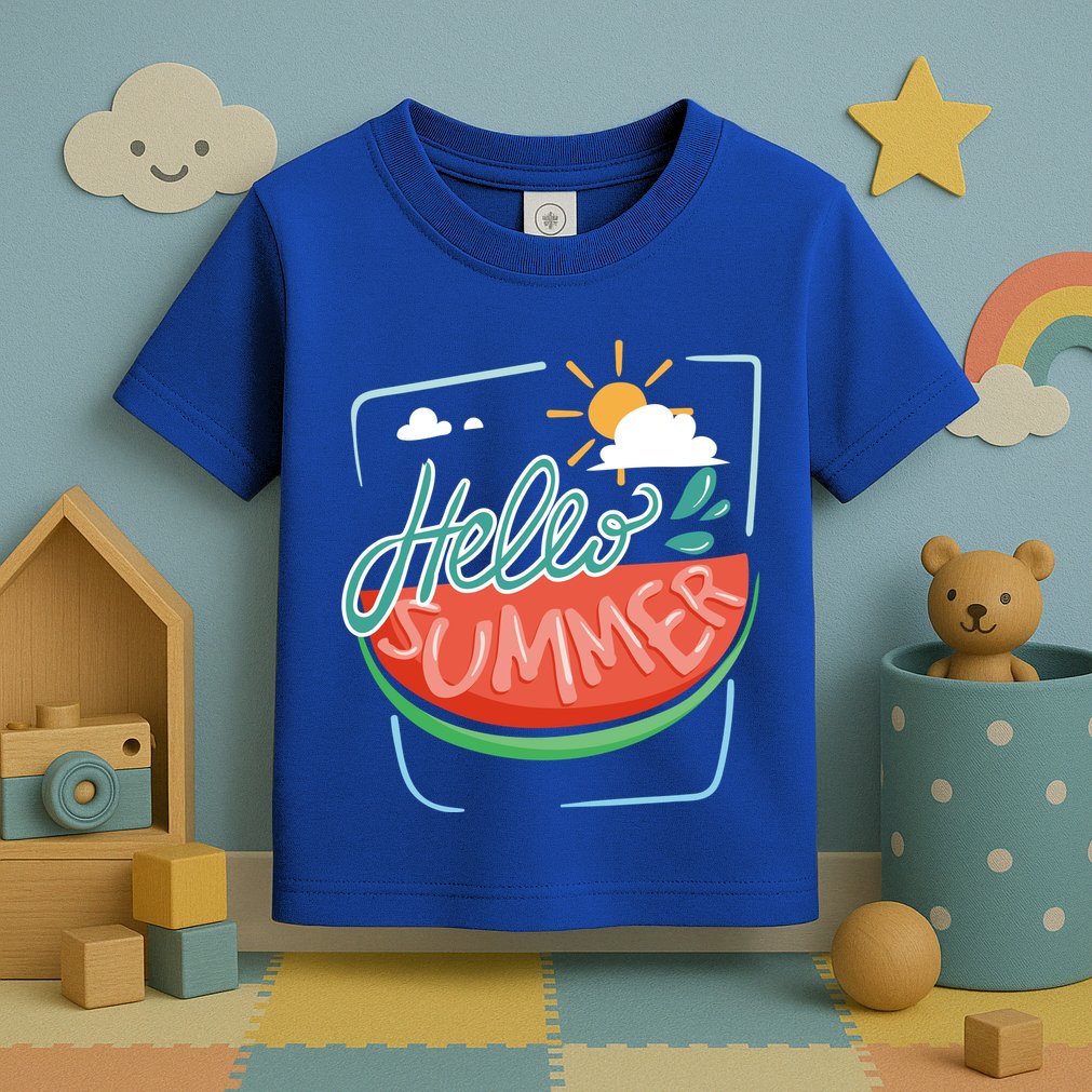 Hello Summer Watermelon Sunshine Toddler T-Shirt