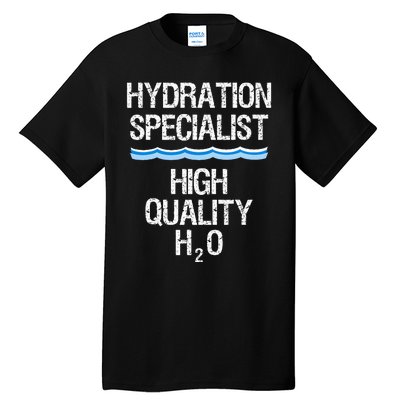 Hydration Specialist Waterboy Team Manager Tall T-Shirt