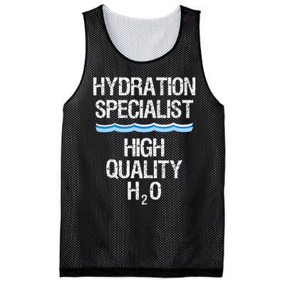 Hydration Specialist Waterboy Team Manager Mesh Reversible Basketball Jersey Tank