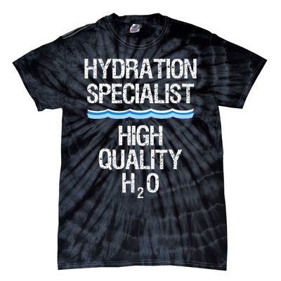 Hydration Specialist Waterboy Team Manager Tie-Dye T-Shirt