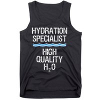 Hydration Specialist Waterboy Team Manager Tank Top