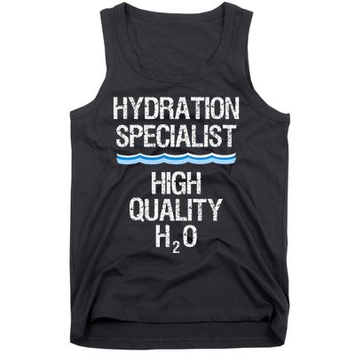 Hydration Specialist Waterboy Team Manager Tank Top