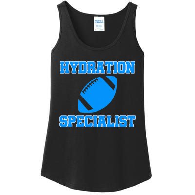 Hydration Specialist Waterboy Football Team Manager Ladies Essential Tank