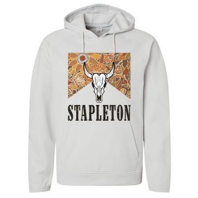 Howdy S.T.A.P.L.E.T.O.N Western Punchy Cowboy Style Performance Fleece Hoodie