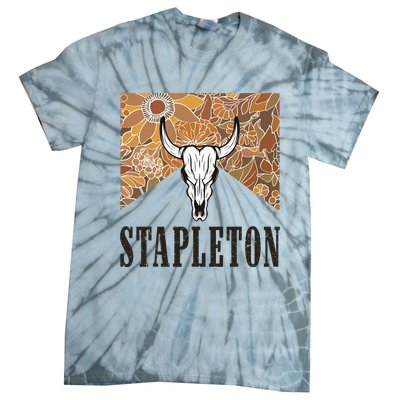 Howdy S.T.A.P.L.E.T.O.N Western Punchy Cowboy Style Tie-Dye T-Shirt