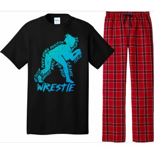 High School Wrestling Mom Dad Gift Wrestling Gift Pajama Set