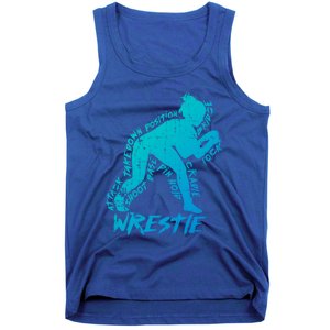 High School Wrestling Mom Dad Gift Wrestling Gift Tank Top