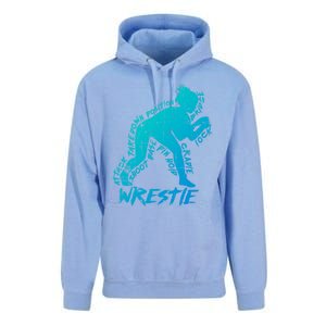 High School Wrestling Mom Dad Gift Wrestling Gift Unisex Surf Hoodie