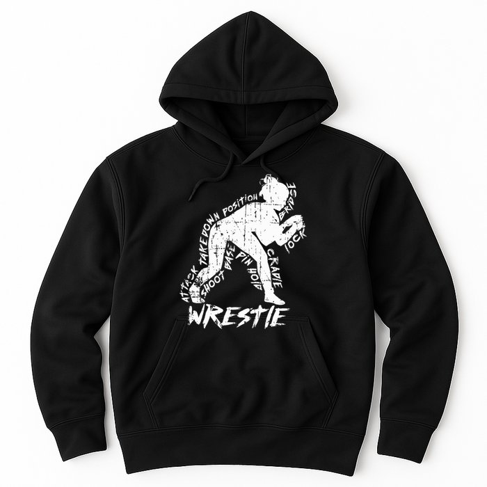 High School Wrestling Mom Dad Gift for Wrestling  Hoodie