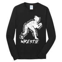 High School Wrestling Mom Dad Gift for Wrestling  Tall Long Sleeve T-Shirt