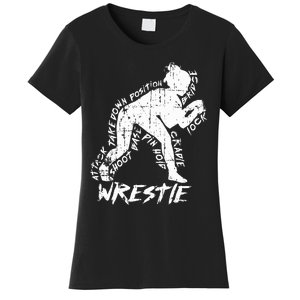 High School Wrestling Mom Dad Gift for Wrestling  Women's T-Shirt