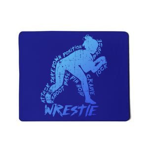 High School Wrestling Mom Dad Gift Wrestling Gift Mousepad