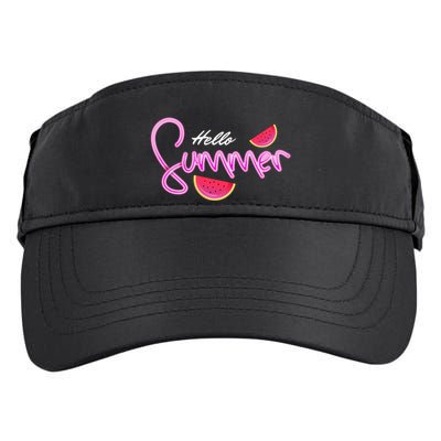 Hello Summer Watermelon Retro Adult Drive Performance Visor