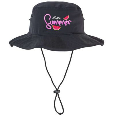 Hello Summer Watermelon Retro Bucket Hat