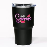 Hello Summer Watermelon Retro Tumbler