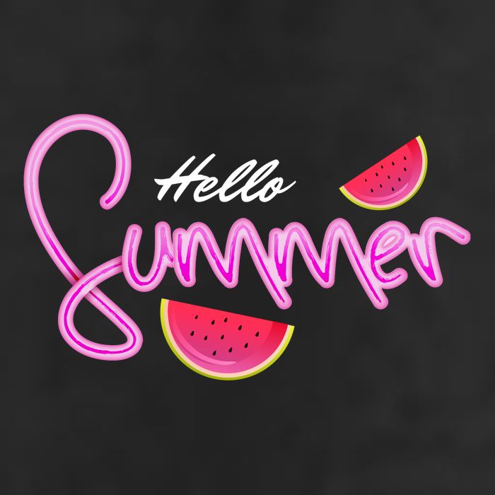 Hello Summer Watermelon Retro Tumbler