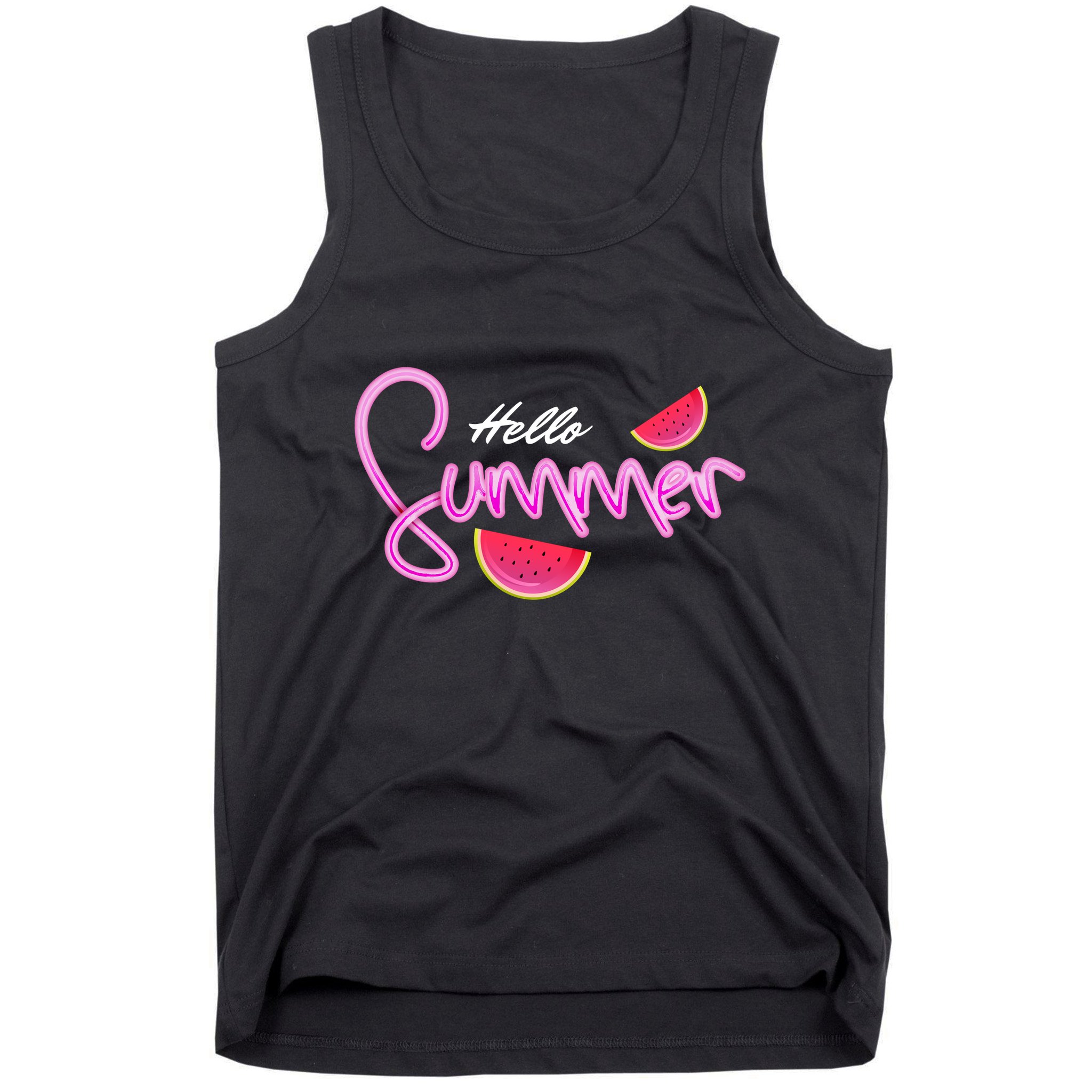 Hello Summer Watermelon Retro Tank Top