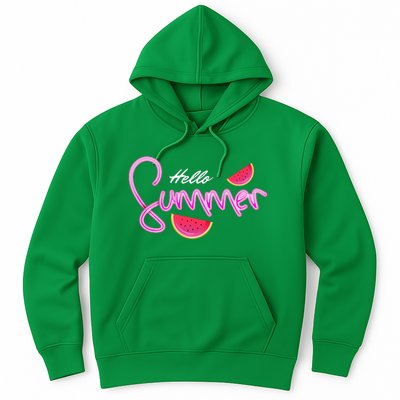 Hello Summer Watermelon Retro Hoodie