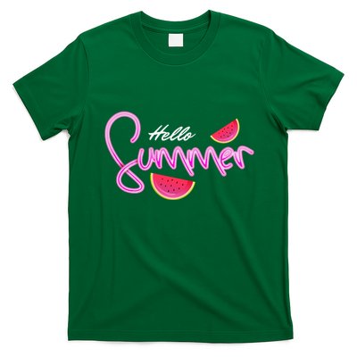 Hello Summer Watermelon Retro T-Shirt