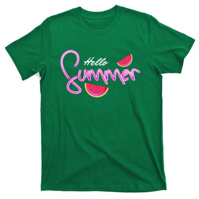 Hello Summer Watermelon Retro T-Shirt