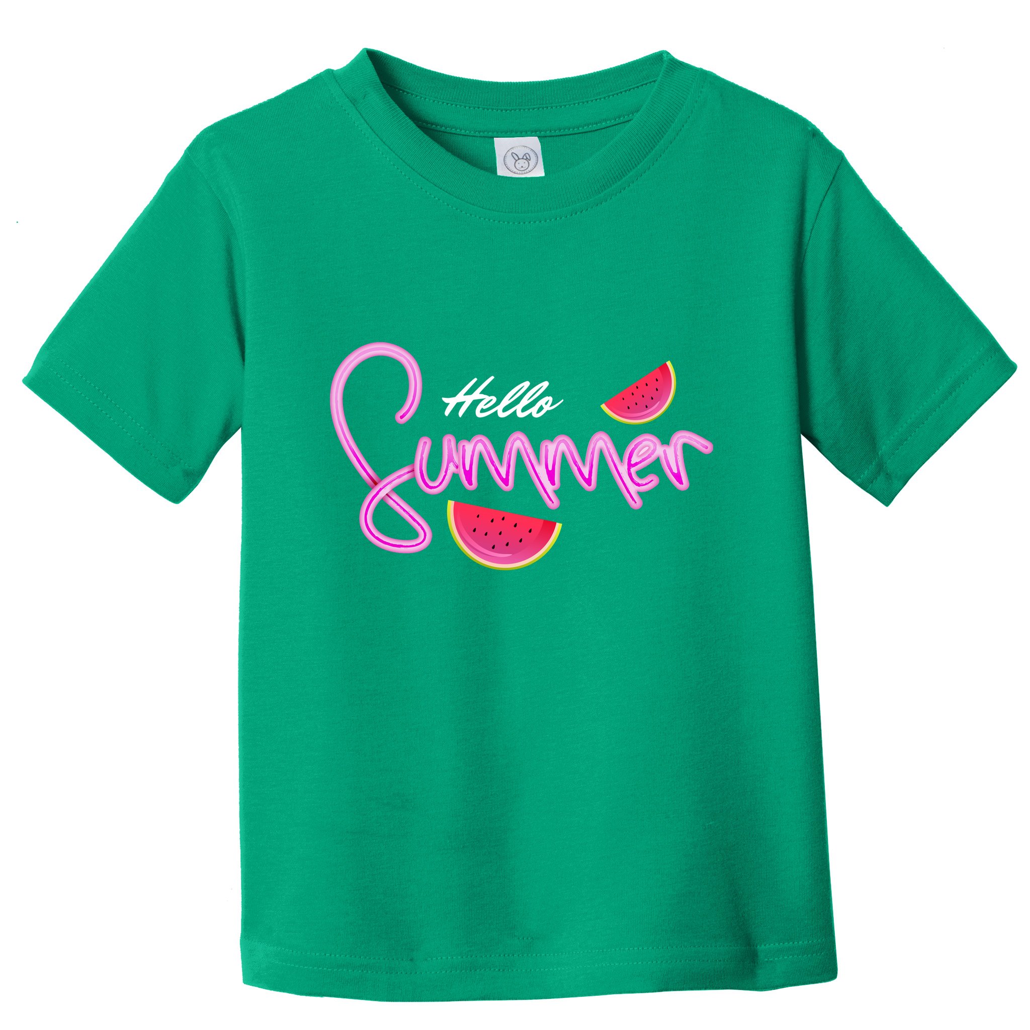 Hello Summer Watermelon Retro Toddler T-Shirt