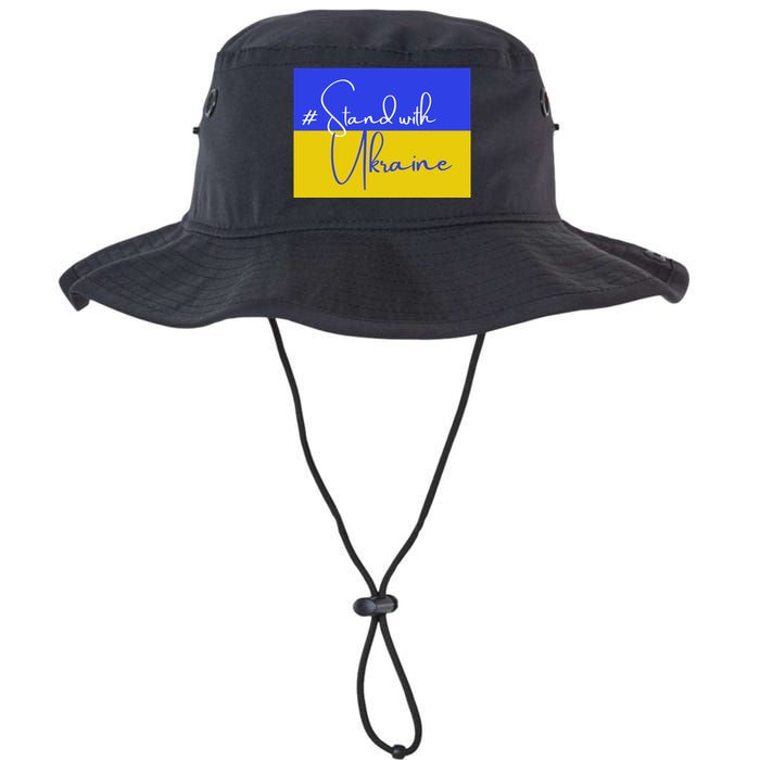 Hashtag Stand With Ukraine Flag Legacy Cool Fit Booney Bucket Hat