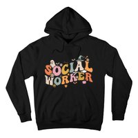 Halloween Social Worker Spooky Ghost Spooky Season Hoodie