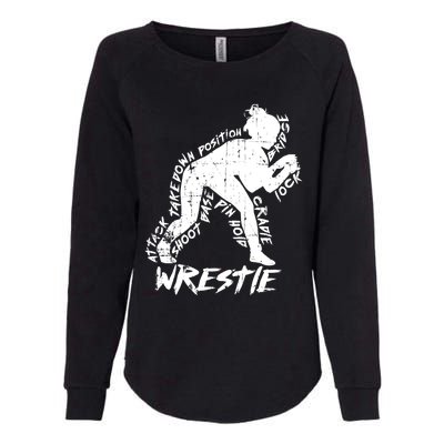 High School Wrestling Mom Dad Gift Wrestling Gift Womens California Wash Sweatshirt