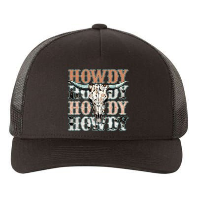 Howdy Southern Western Girl Country Rodeo Cowgirl Yupoong Adult 5-Panel Trucker Hat