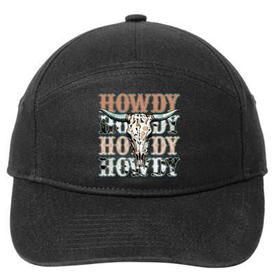 Howdy Southern Western Girl Country Rodeo Cowgirl 7-Panel Snapback Hat