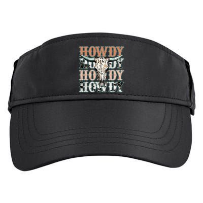 Howdy Southern Western Girl Country Rodeo Cowgirl Adult Drive Performance Visor