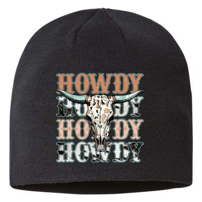 Howdy Southern Western Girl Country Rodeo Cowgirl Sustainable Beanie