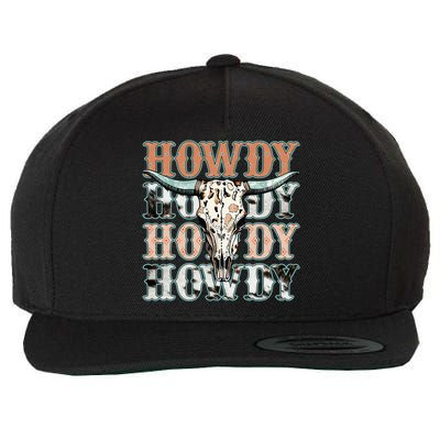 Howdy Southern Western Girl Country Rodeo Cowgirl Wool Snapback Cap