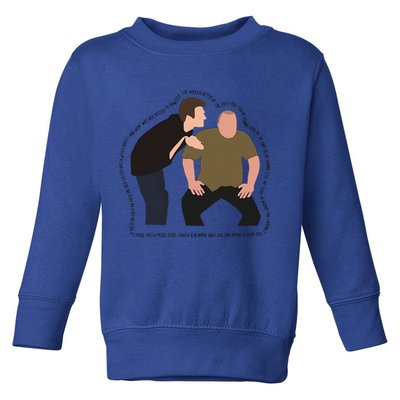 Her Sister Was A Witch Bro Funny Halloween Toddler Sweatshirt