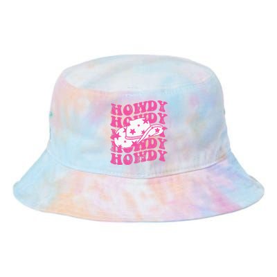 Howdy Southern Western Girl Country Rodeo Pink Cowgirl Retro Tie Dye Newport Bucket Hat