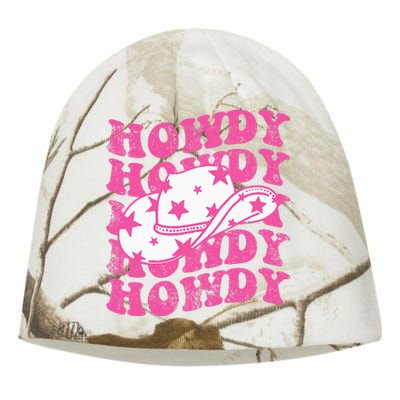 Howdy Southern Western Girl Country Rodeo Pink Cowgirl Retro Kati - Camo Knit Beanie