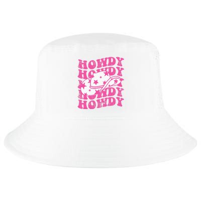 Howdy Southern Western Girl Country Rodeo Pink Cowgirl Retro Cool Comfort Performance Bucket Hat