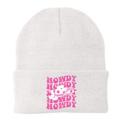 Howdy Southern Western Girl Country Rodeo Pink Cowgirl Retro Knit Cap Winter Beanie