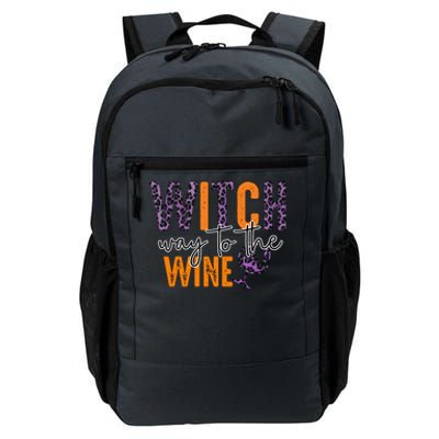 Halloween Spooky Witch Way To The Wine Drinking Matching Family Daily Commute Backpack