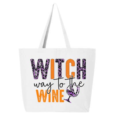 Halloween Spooky Witch Way To The Wine Drinking Matching Family 25L Jumbo Tote