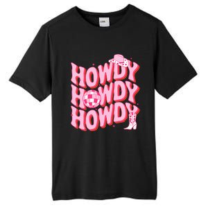 Howdy Southern Western Girl Country Rodeo Cowgirl Disco Tall Fusion ChromaSoft Performance T-Shirt