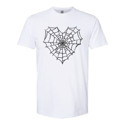 Halloween Spider Web Costume Cute Heart Spider Web Softstyle® CVC T-Shirt